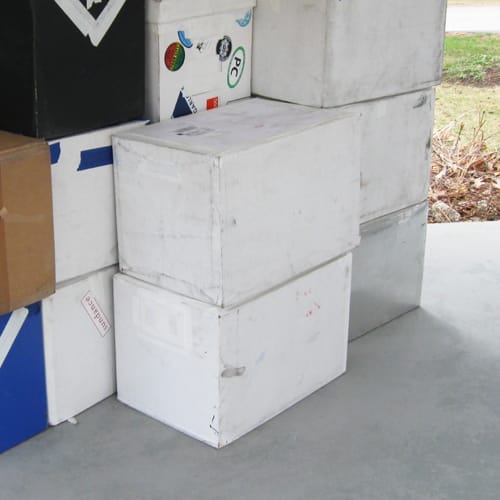 shipping boxes