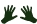 folds together with hands